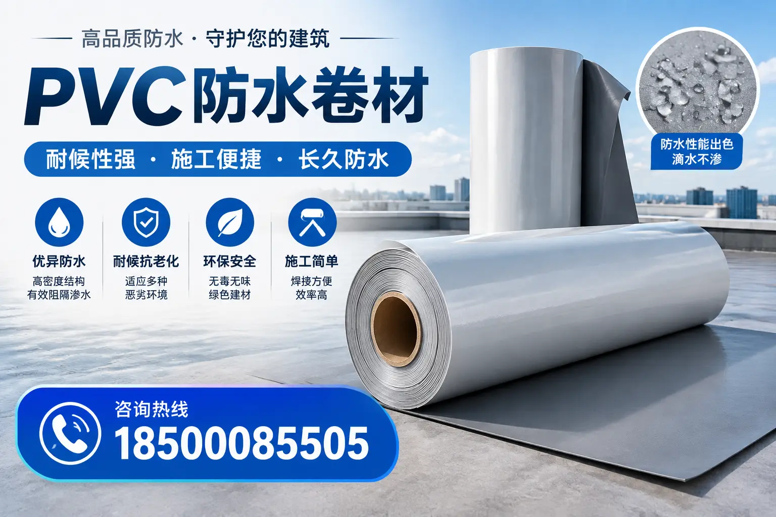 pvc防水卷材在新星的行业应用前景分析